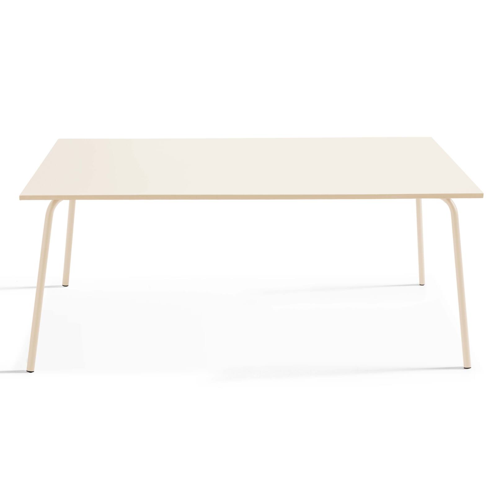 Tavolo da giardino (180 x 90 x 72 cm) in metallo di design