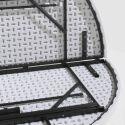 Set di 10 tavoli rotondi pieghevoli 180 cm - 10 posti