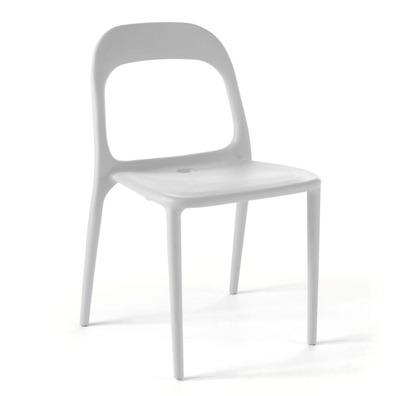 Sedia da ristorante di design in polipropilene