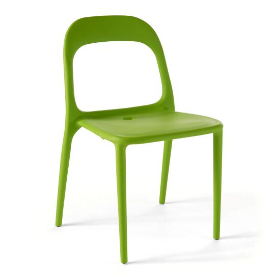 Sedia da ristorante di design in polipropilene