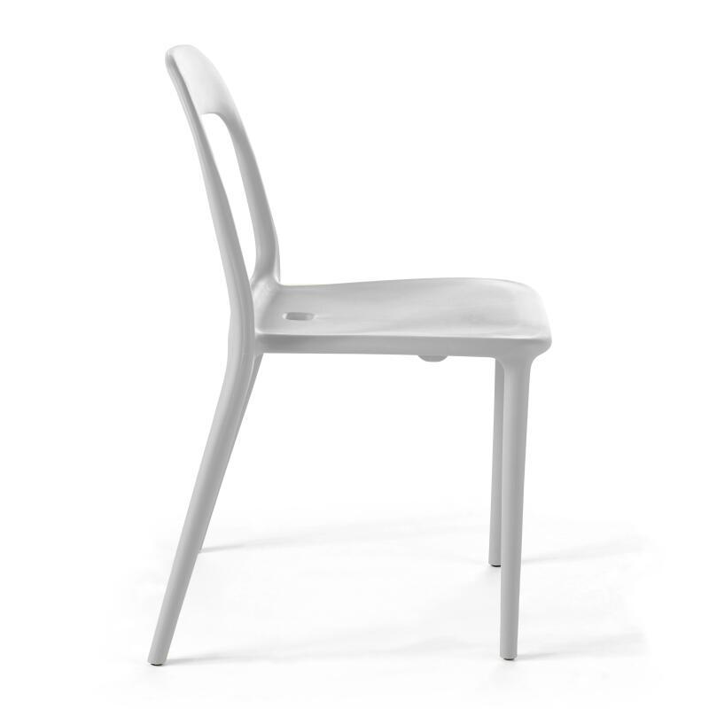 Sedia da ristorante di design in polipropilene