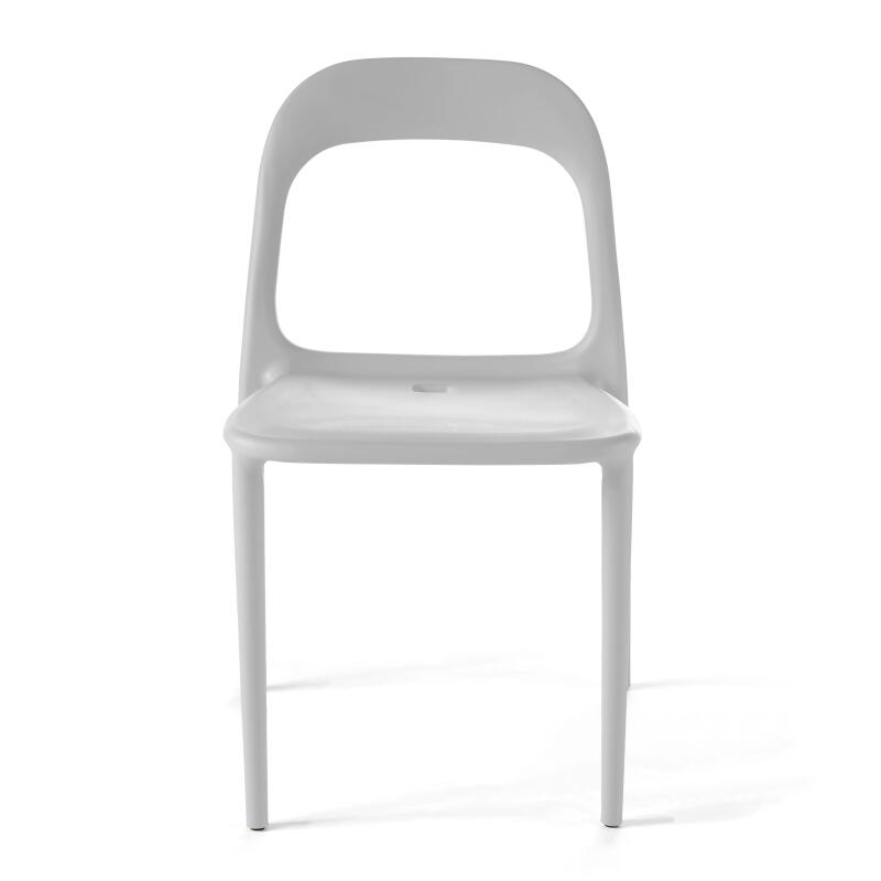 Sedia da ristorante di design in polipropilene