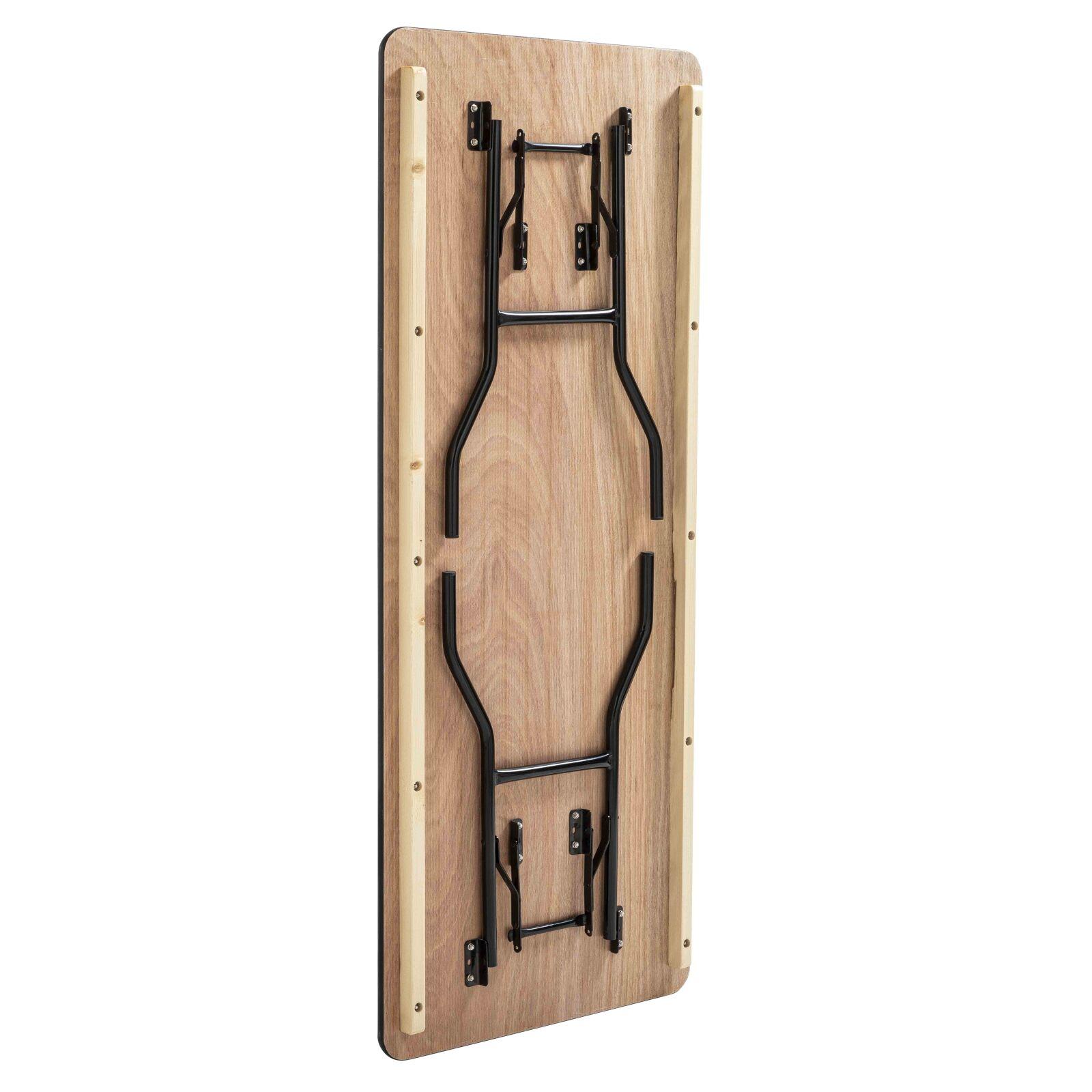 Tavolo pieghevole legno 180 cm - Set da 10 Tavolo pieghevole legno 180 cm - Set da 10