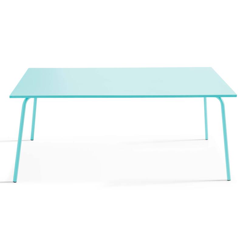 Tavolo da giardino (180 x 90 x 72 cm) in metallo di design (2/7)
