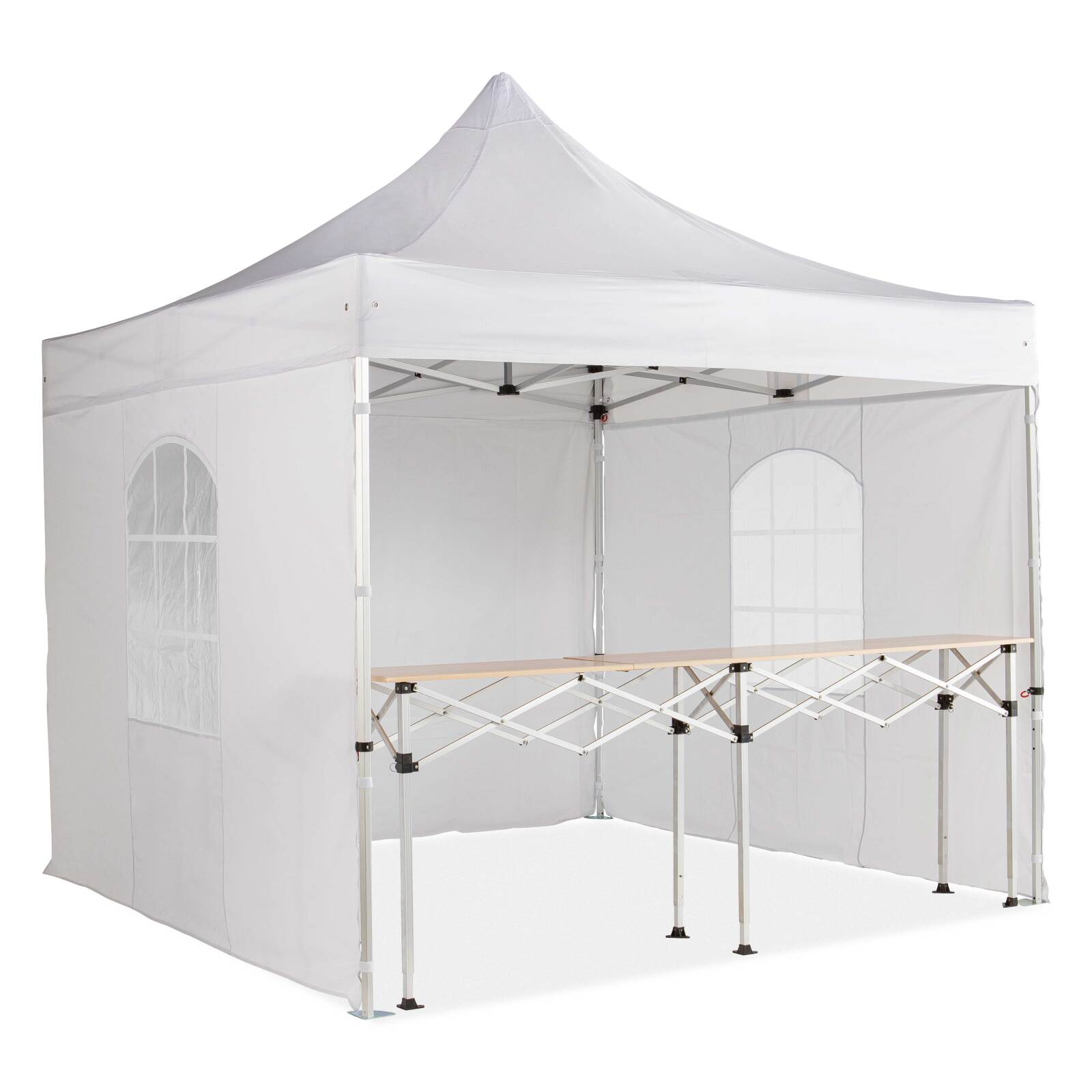 Tenda da mercato pieghevole in pack 3x3m 300g/m² 40mm