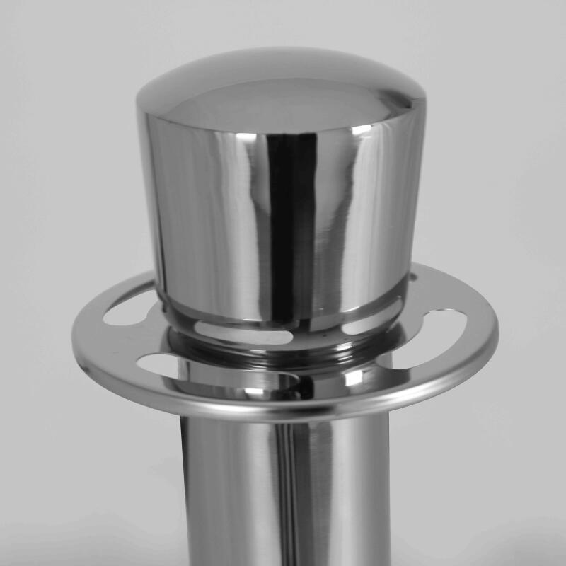 Pali guida cromati Set di 2