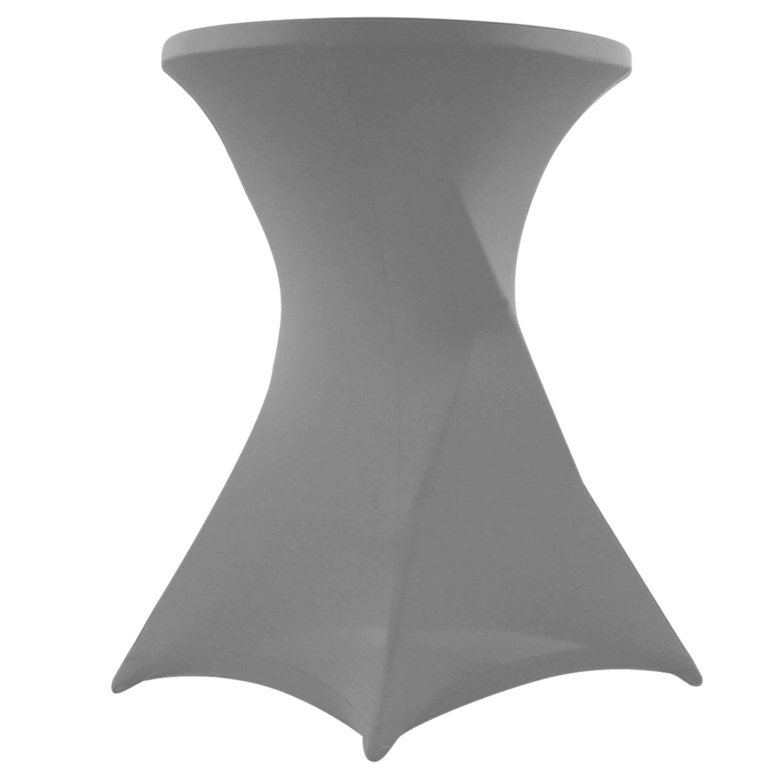 Tavolo alto pieghevole 110x80 e copertura elastica grigia Tavolo alto pieghevole 110x80 e copertura elastica grigia