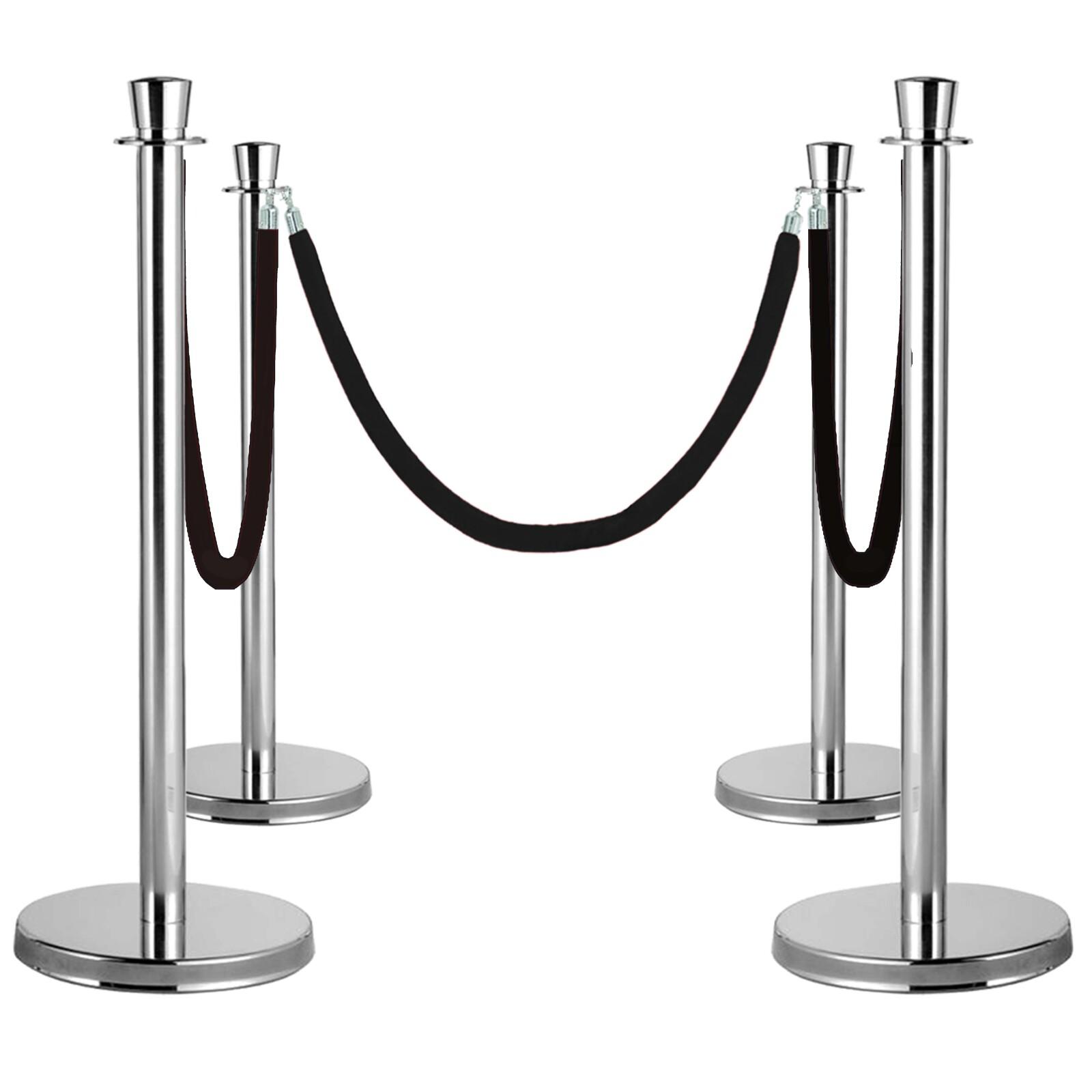 4 montanti guida e 3 corde nere 4 montanti guida e 3 corde nere