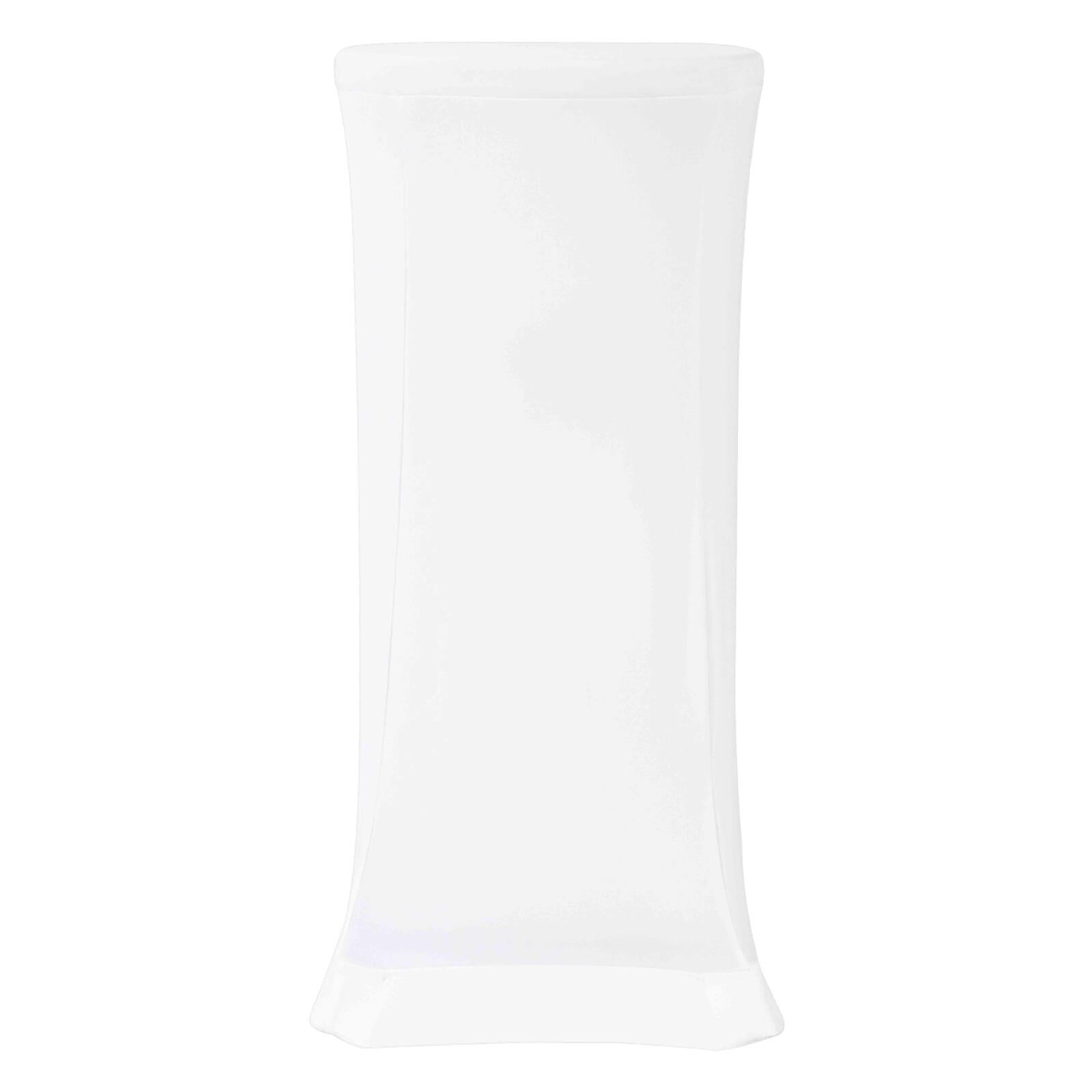 Copertura bianca per sgabello alto pieghevole