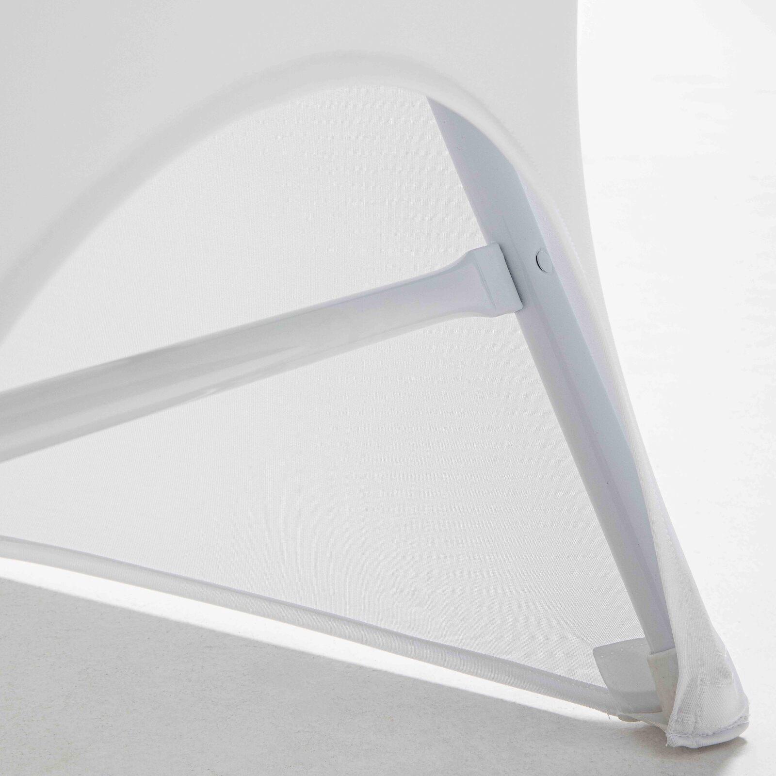 Coprisedia pieghevole bianca