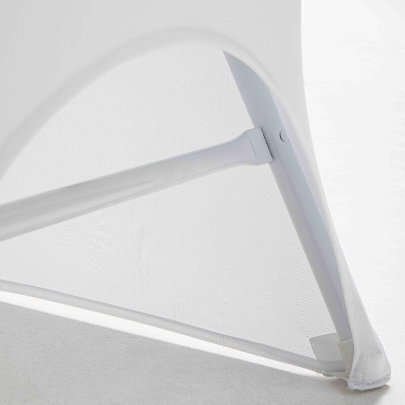 Coprisedia pieghevole bianca