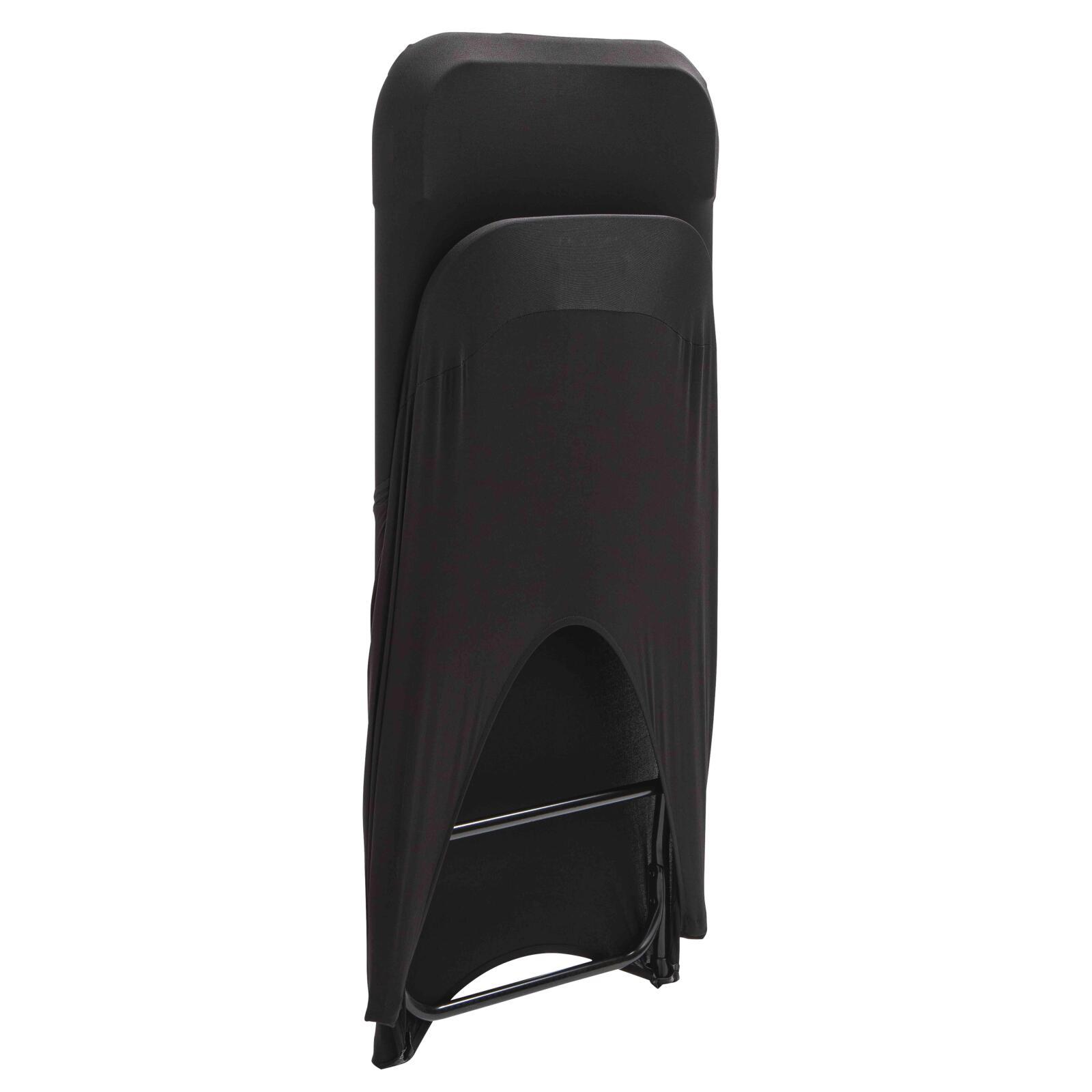 Coprisedia pieghevole nero con apertura