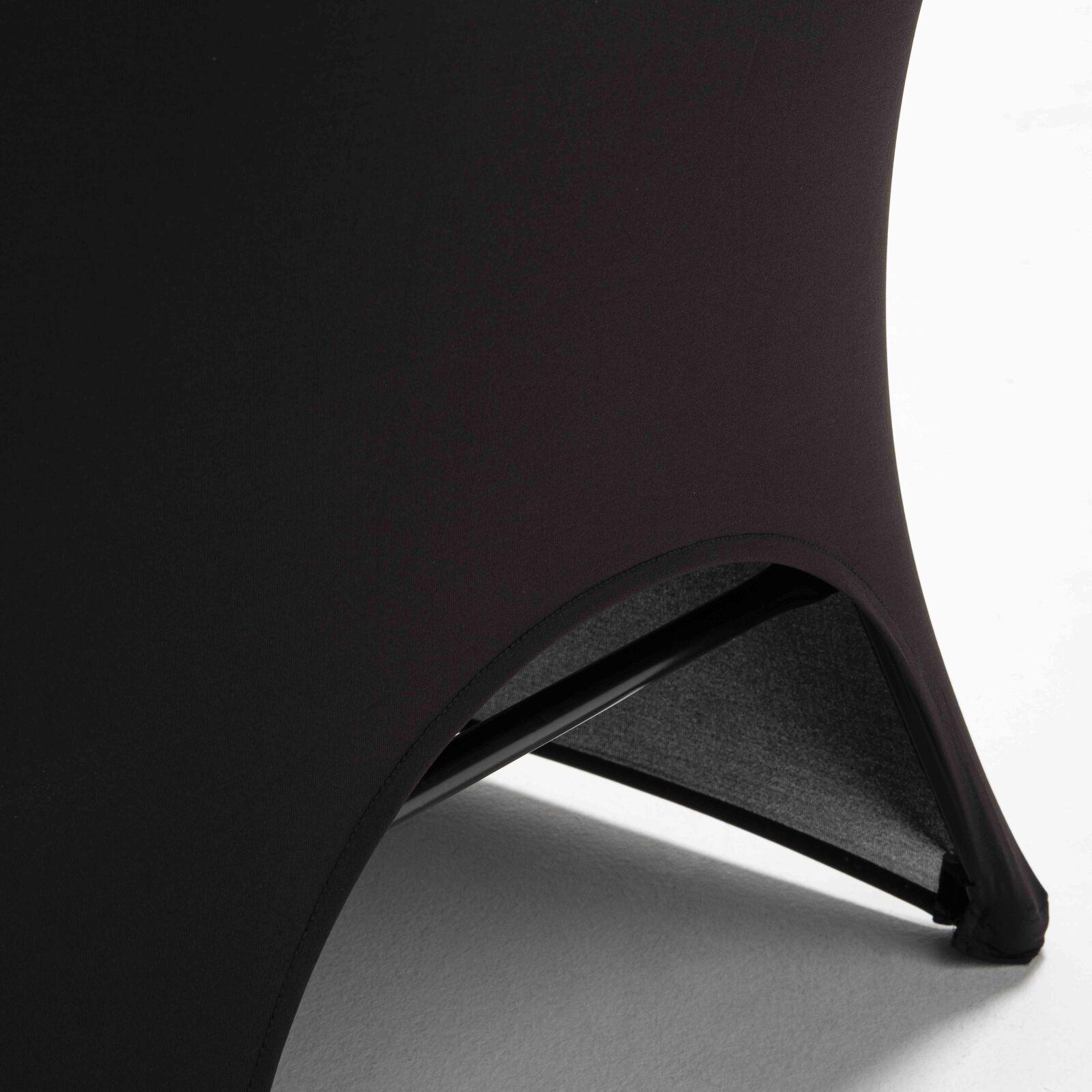 Coprisedia pieghevole nero con apertura Coprisedia pieghevole nero con apertura