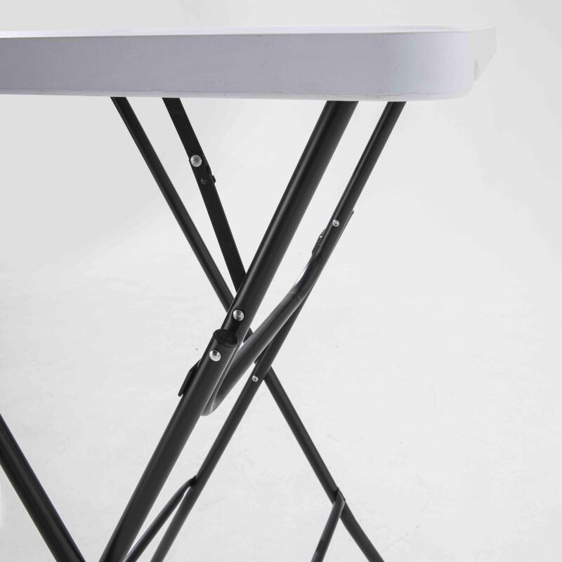 Tavolo alto pieghevole quadrato