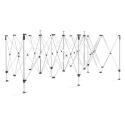 Struttura in alluminio per tenda pieghevole 3x6m