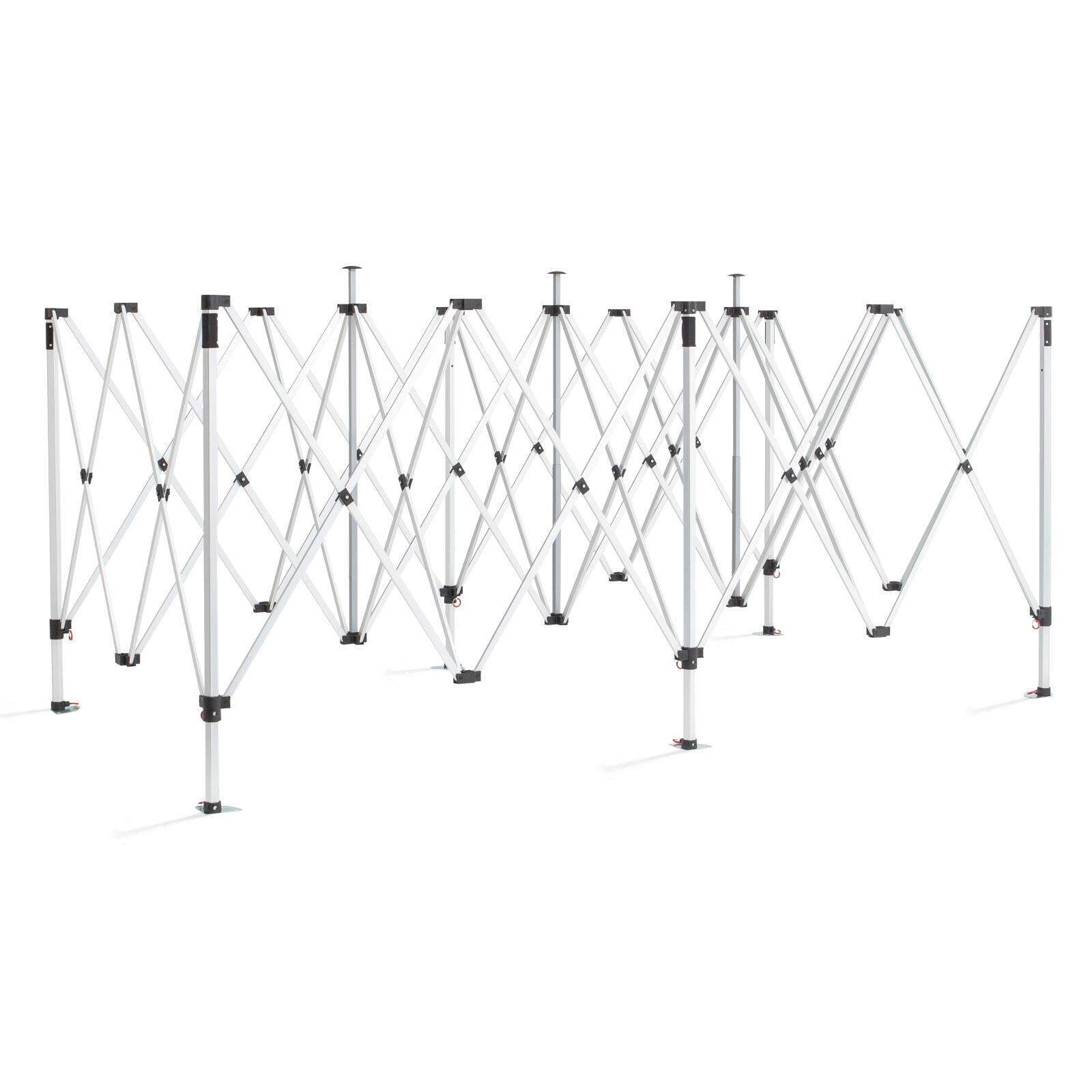 Struttura in alluminio per tenda pieghevole 3x6m Struttura in alluminio per tenda pieghevole 3x6m