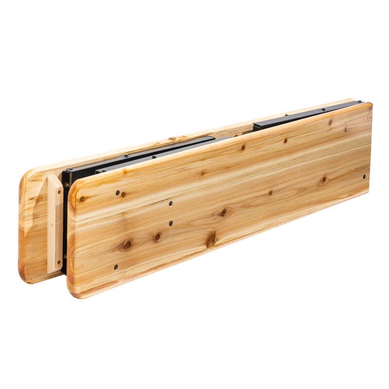 2 panche da brasserie pieghevoli in legno 218 cm