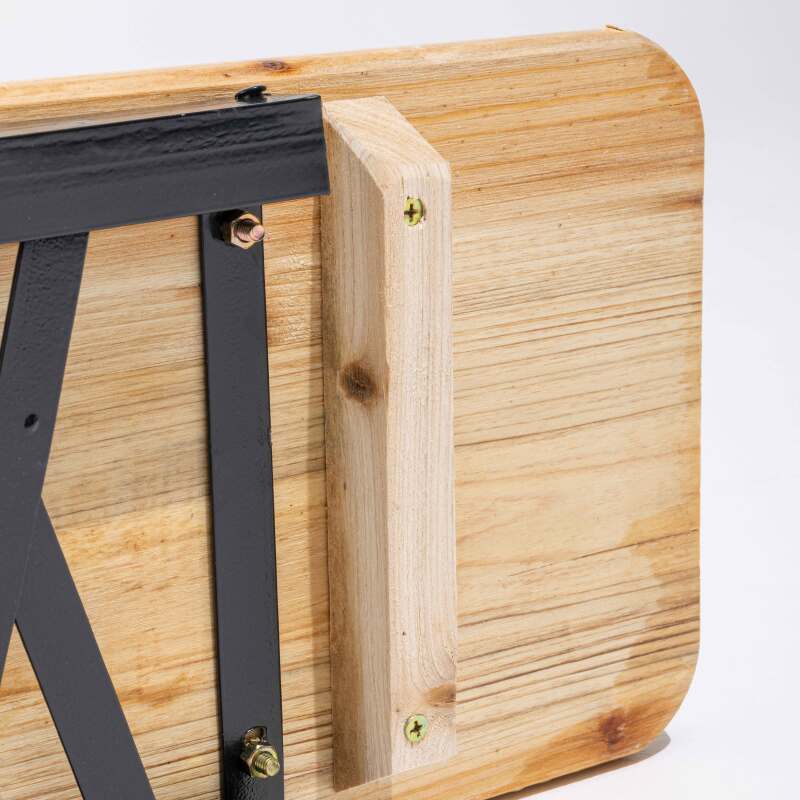 2 panche da brasserie pieghevoli in legno 218 cm