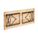 Set birreria in legno 8 posti 177x80 cm - Set da 10