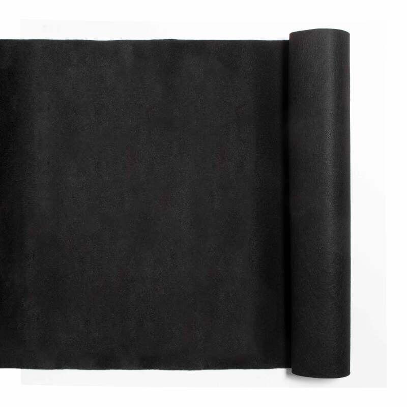 Rotolo di moquette 1x5 m 250 g/m2 - Nero