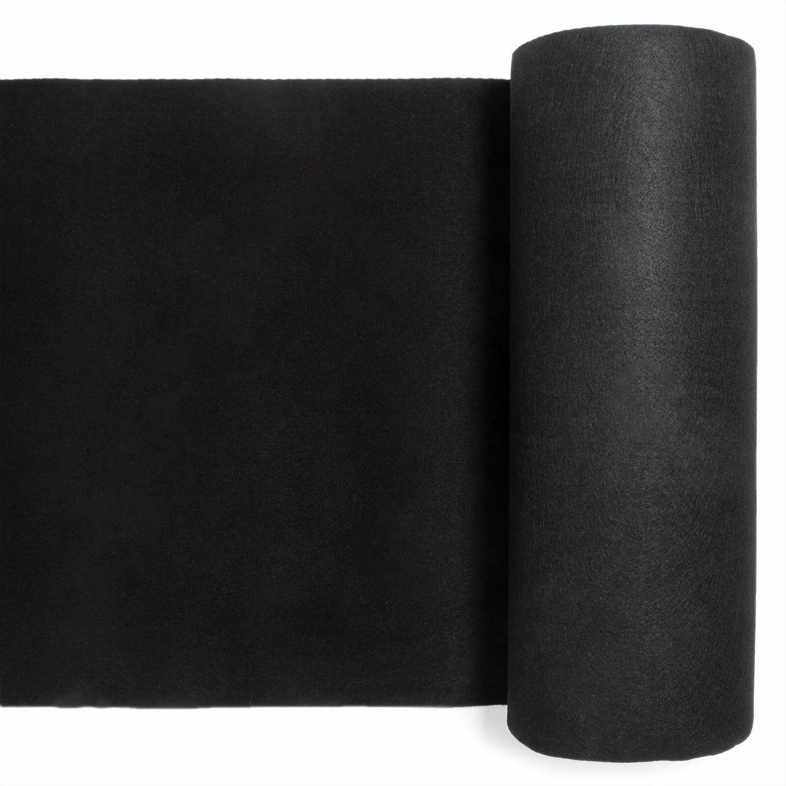Rotolo di moquette 1x25m 250 g/m2 - Nero Rotolo di moquette 1x25m 250 g/m2 - Nero