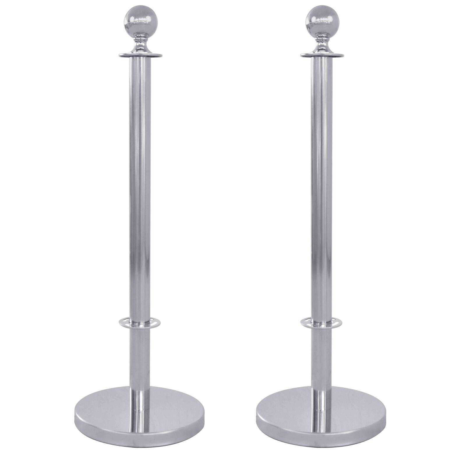 2 montanti divisori per terrazza cromati 2 montanti divisori per terrazza cromati