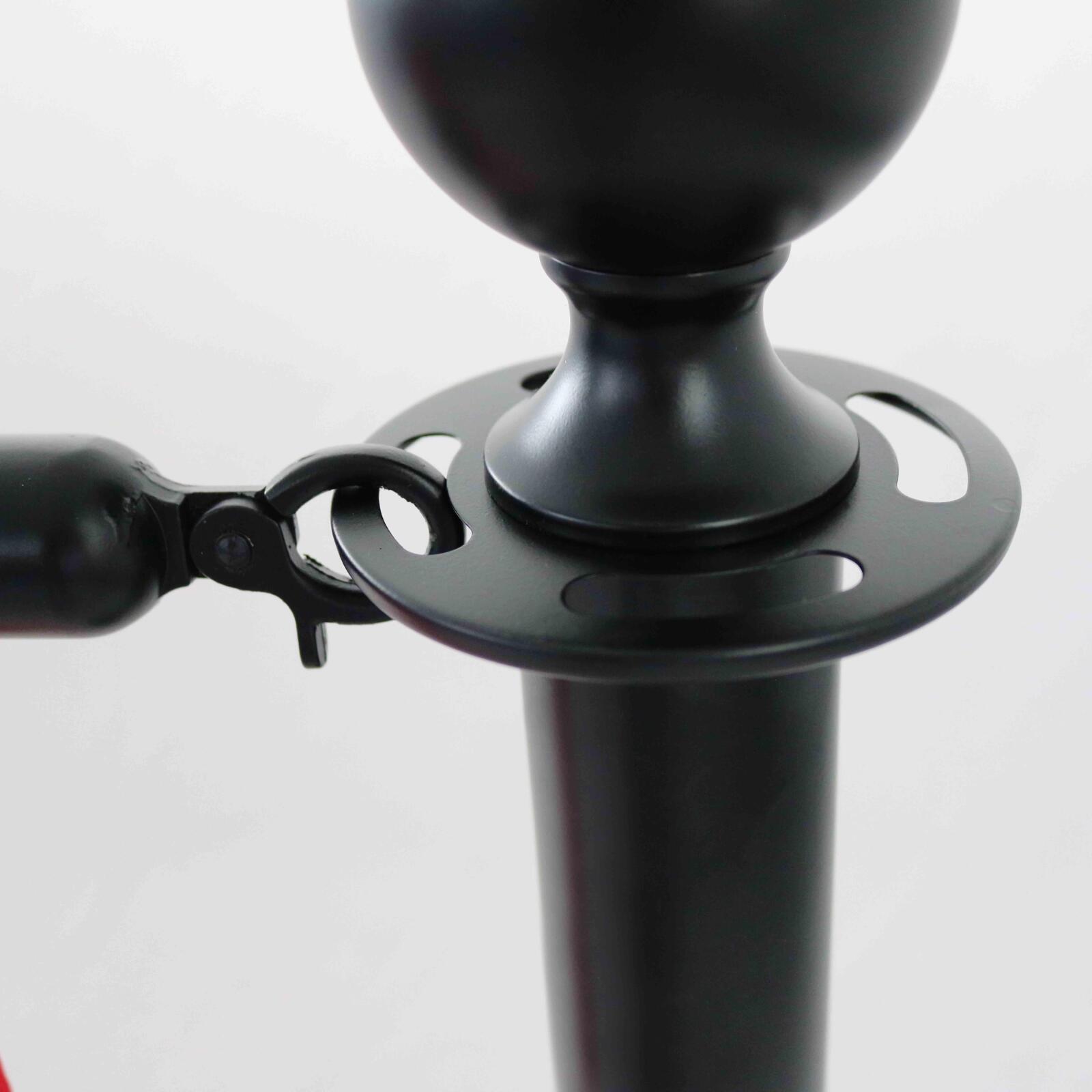 2 montanti divisori per terrazza neri 2 montanti divisori per terrazza neri