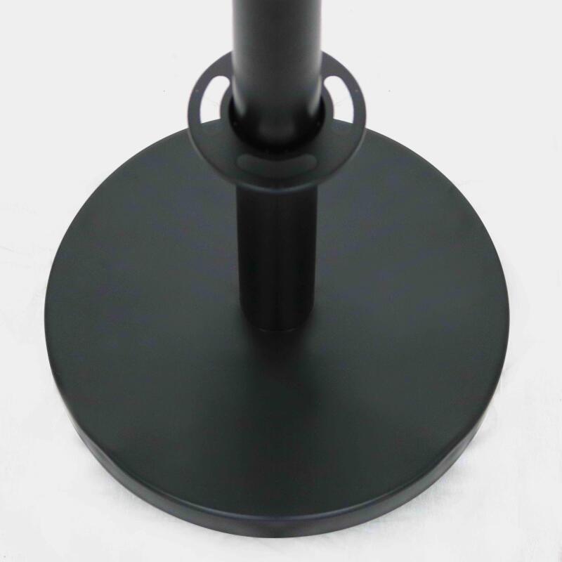 2 montanti divisori per terrazza neri