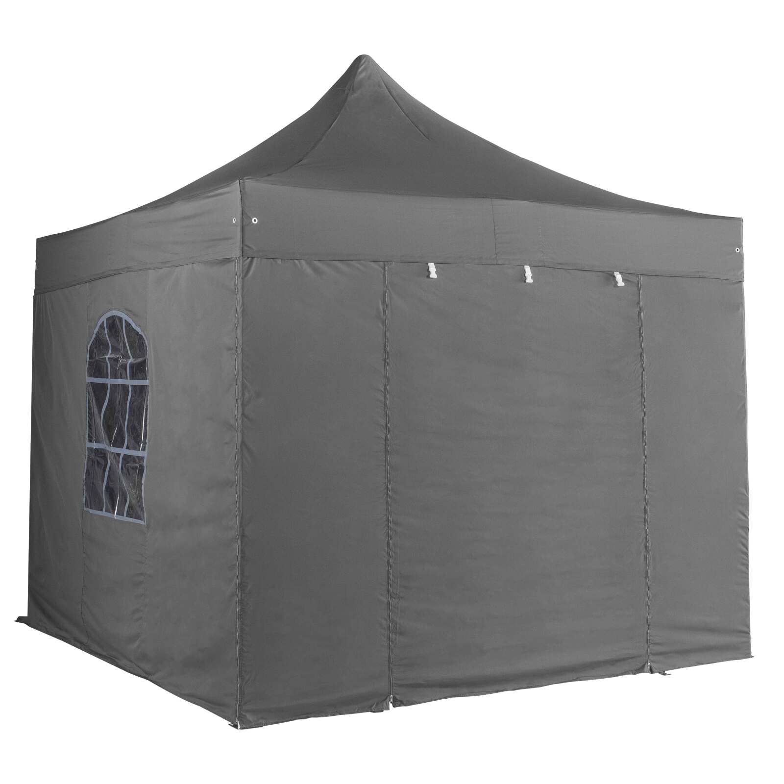 Porta con cerniera grigia parete 3 m 480 g/m² - M2 Porta con cerniera grigia parete 3 m 480 g/m² - M2