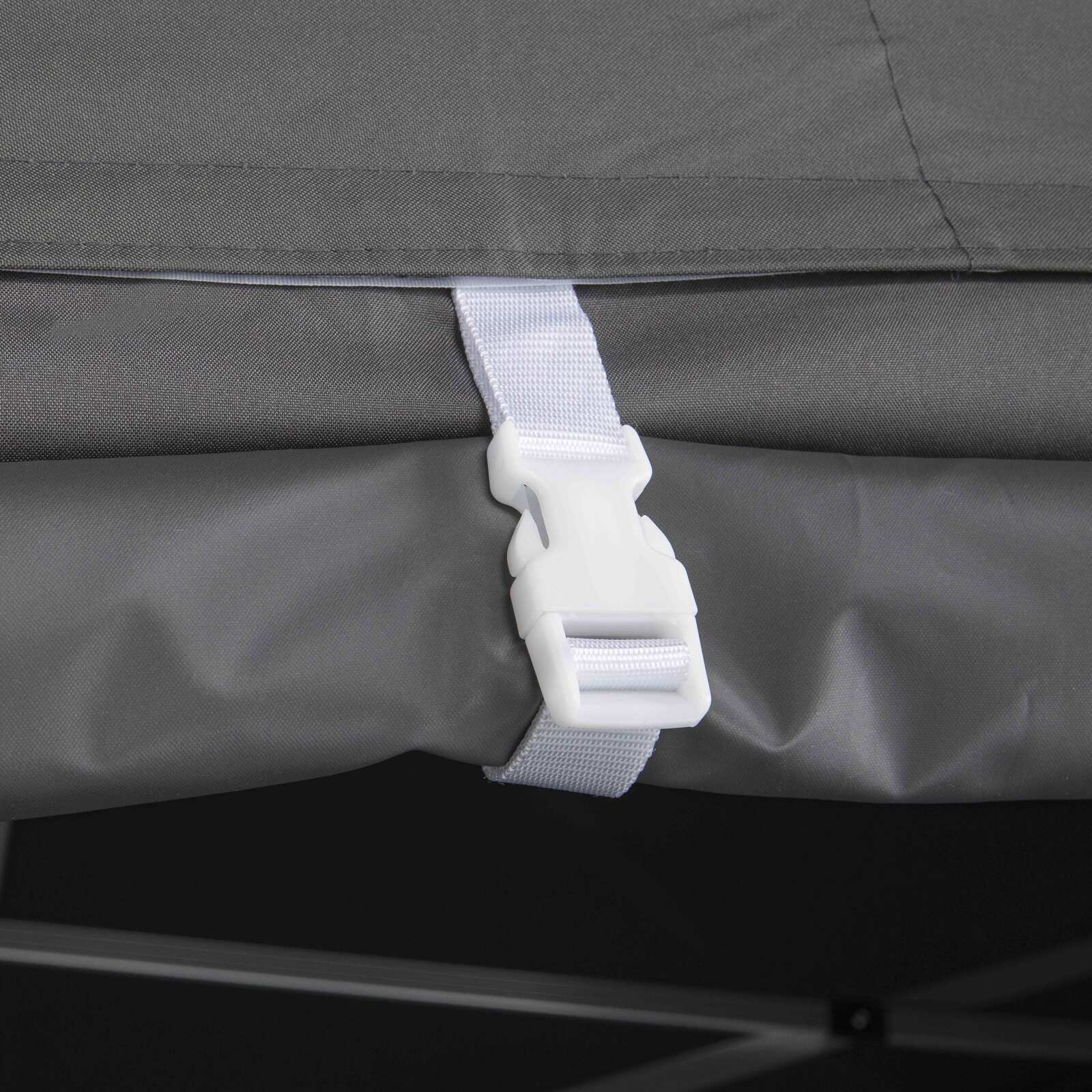 Porta con cerniera grigia parete 3 m 480 g/m² - M2 Porta con cerniera grigia parete 3 m 480 g/m² - M2