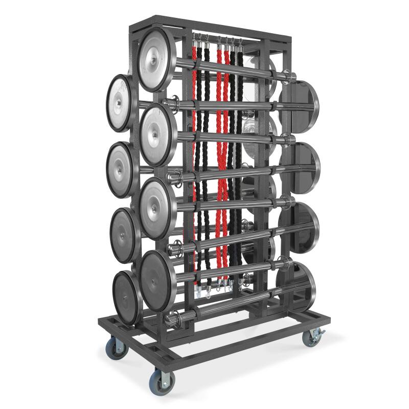 Carrello per pali guida (2/3)