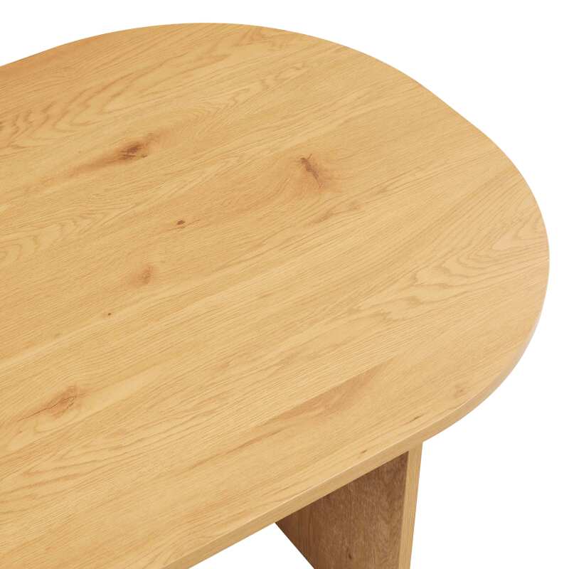 Tavolo da pranzo con pannelli di particelle e piano in MDF con decoro in melaminico FSC® per 8 persone