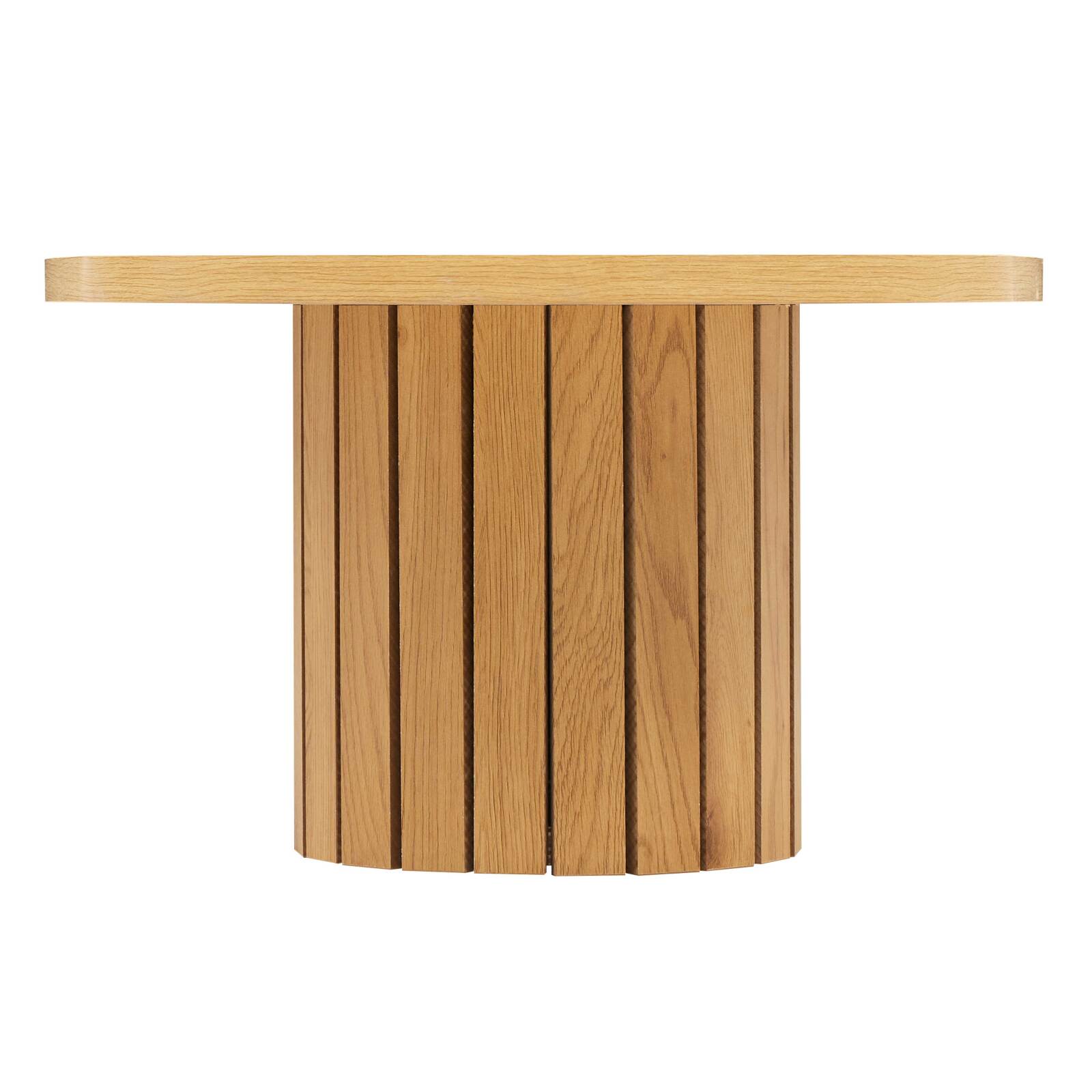 Tavolino ovale in MDF con decoro melaminico FSC®