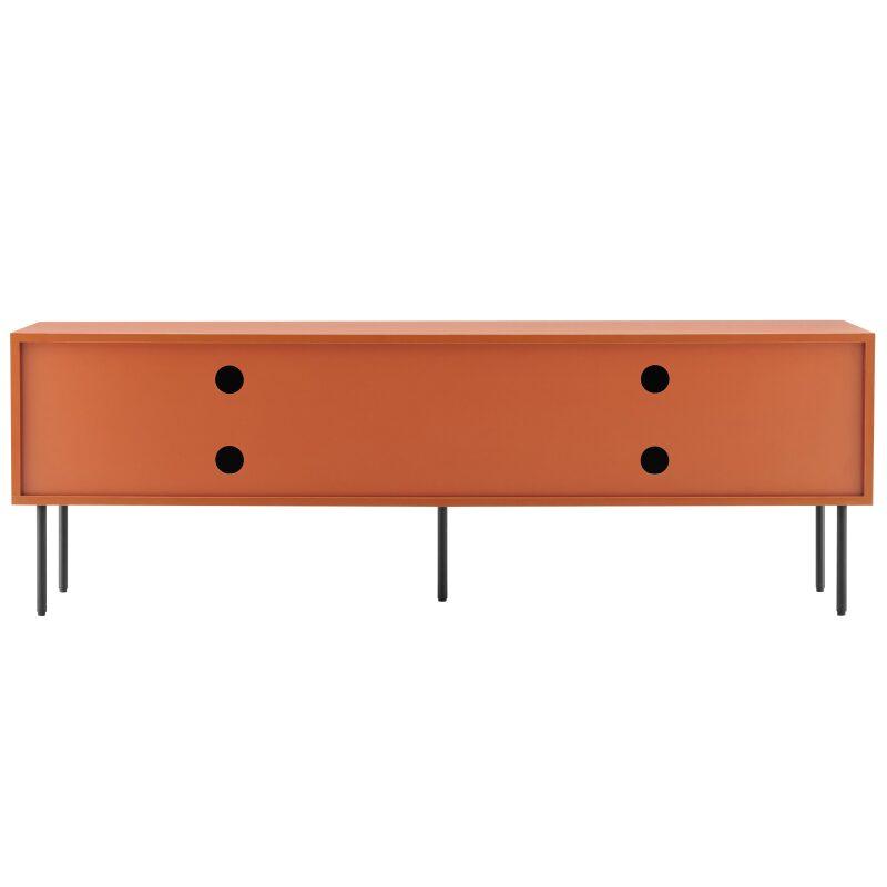 Mobile TV in acciaio e MDF con decoro melaminico FSC® 150 cm (2/7)