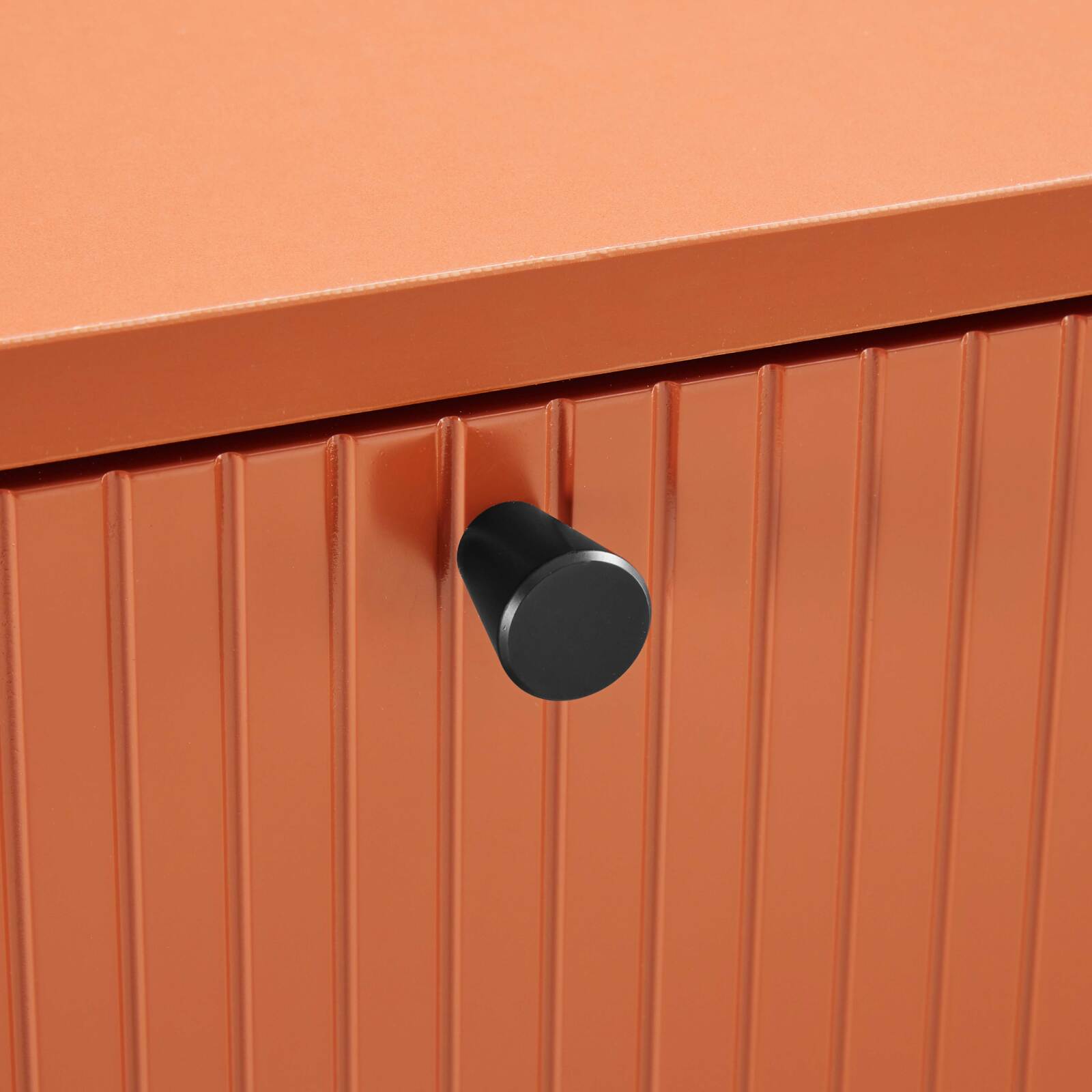 Mobile TV in acciaio e MDF con decoro melaminico FSC® 150 cm