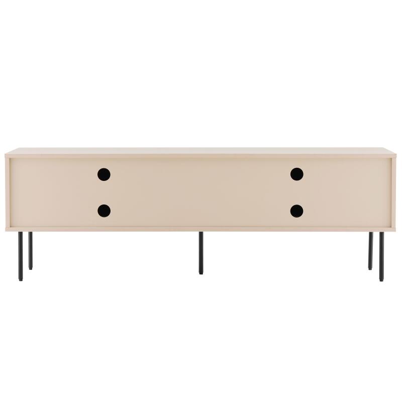 Mobile TV in acciaio e MDF con decoro melaminico FSC® 150 cm