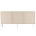 Buffet 2 ante e 3 cassetti in acciaio e MDF decoro melaminico FSC® 150 cm