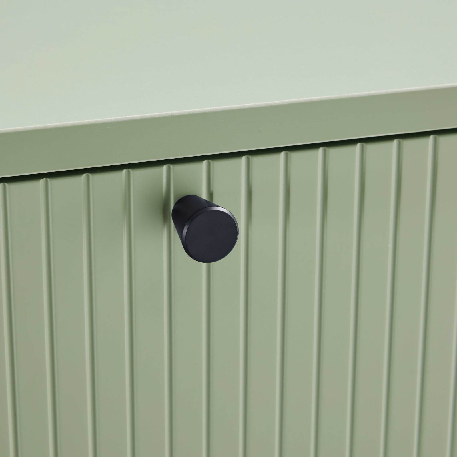 Buffet 2 ante e 3 cassetti in acciaio e MDF decoro melaminico FSC® 150 cm