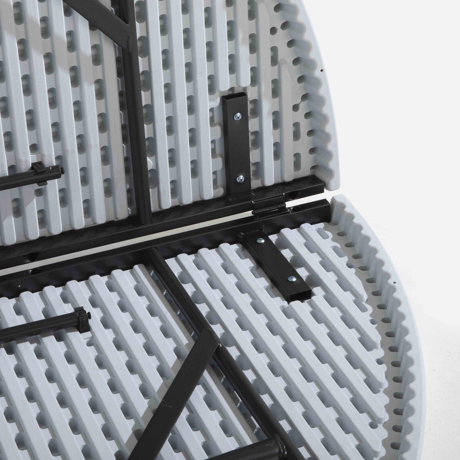 Tavolo pieghevole rotondo ⌀150 cm HDPE