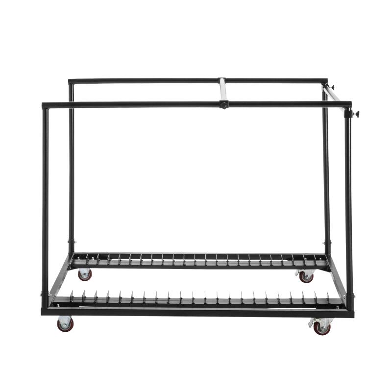 Carrello per tavoli alti pieghevoli