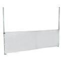 Mezza parete con barra di sostegno 3x1m - 300gr/m²