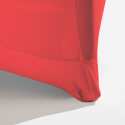 Copritavolo pieghevole alto rosso chiaro 110x80 cm