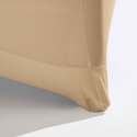 Copritavolo pieghevole alto beige 110x80 cm