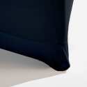 Copritavolo pieghevole alto blu navy 110x80 cm