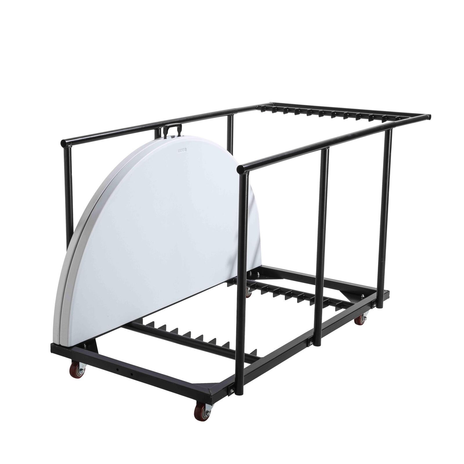 Carrello per tavoli pieghevoli