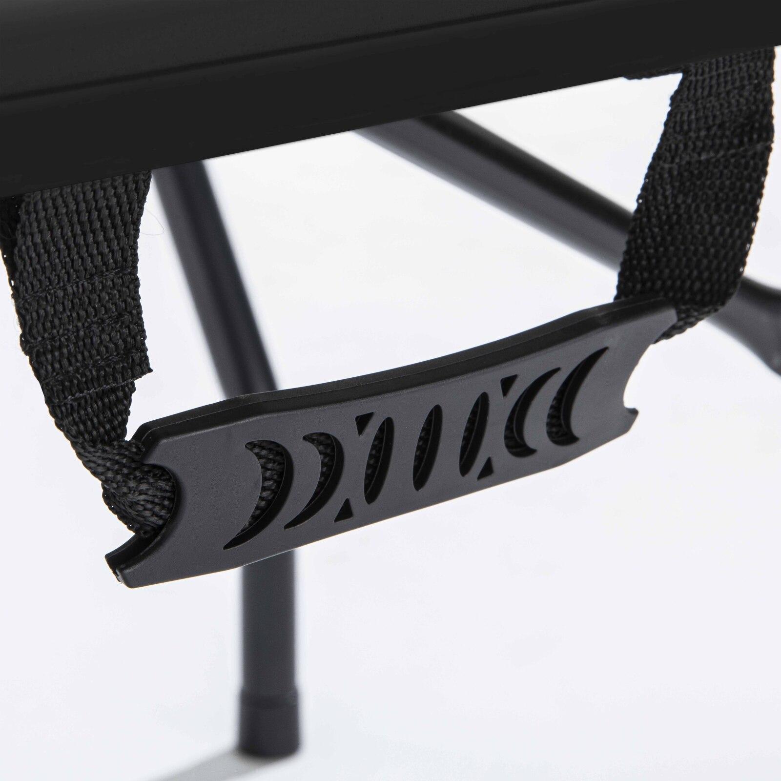 Tavolo pieghevole nero 180 cm con 4 allunghe