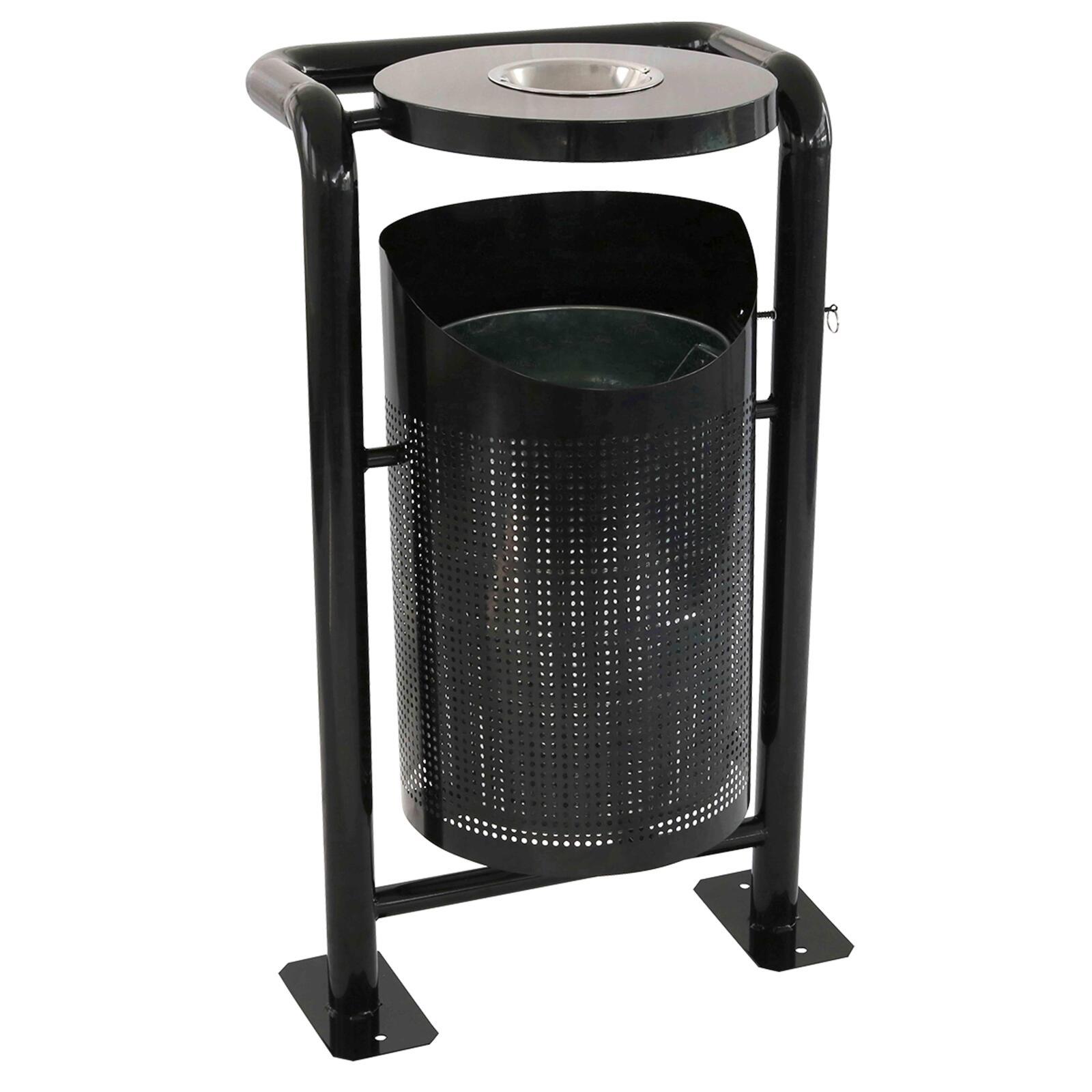 Pattumiera da esterno su piedi con posacenere - 30L Pattumiera da esterno su piedi con posacenere - 30L