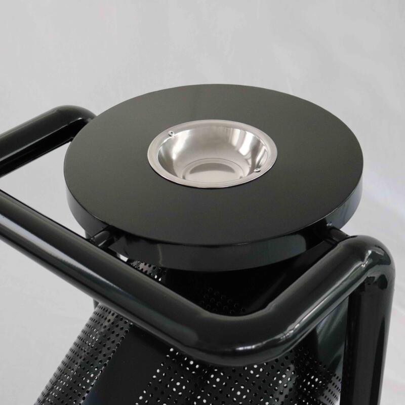 Pattumiera da esterno su piedi con posacenere - 30L