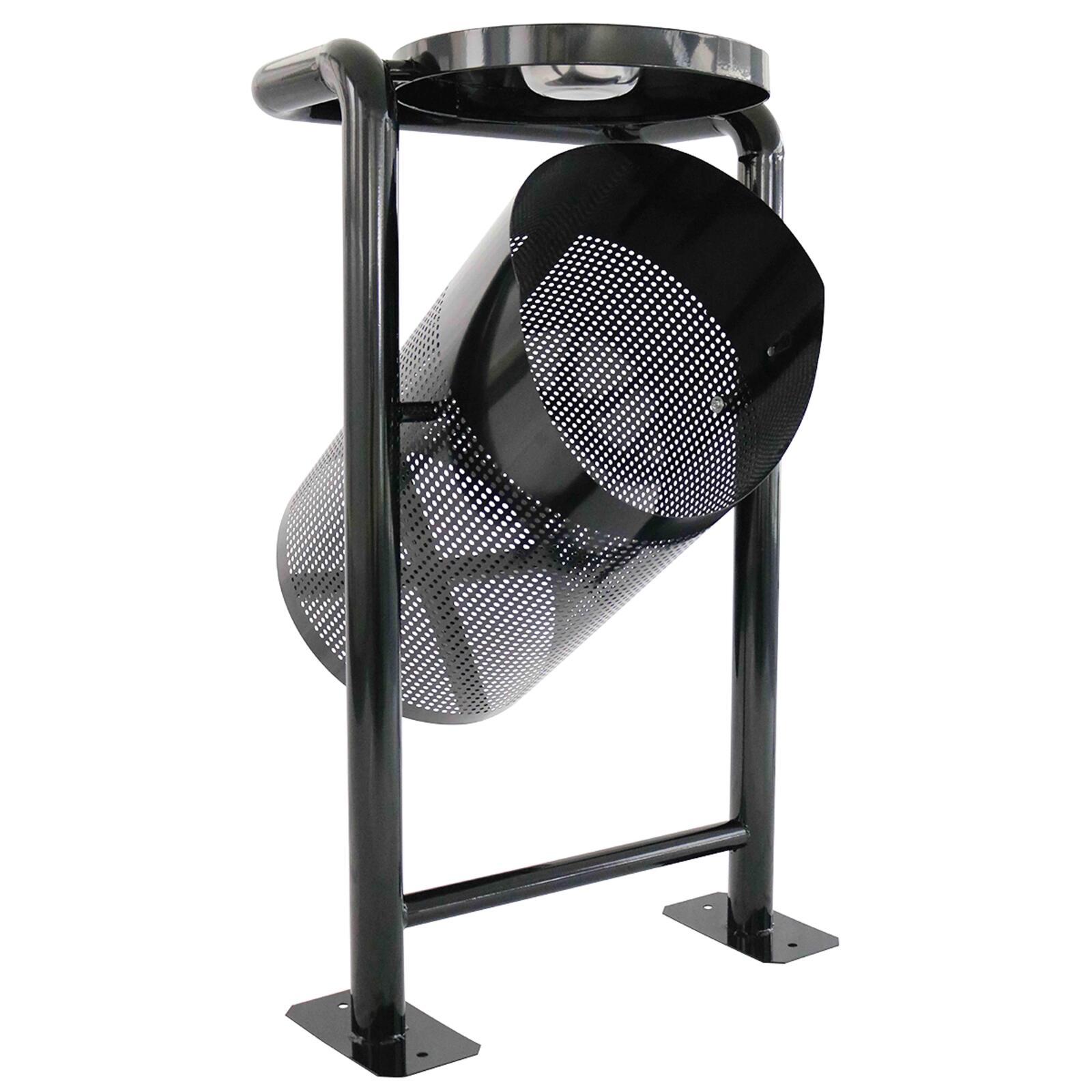 Pattumiera da esterno su piedi con posacenere - 30L