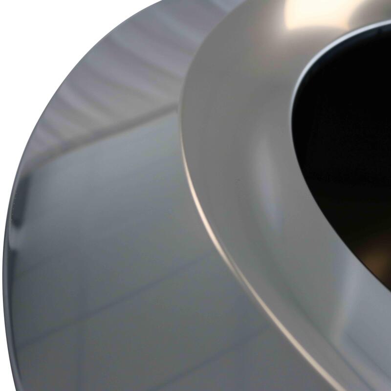 Pattumiera rotonda in acciaio inox - 240 L